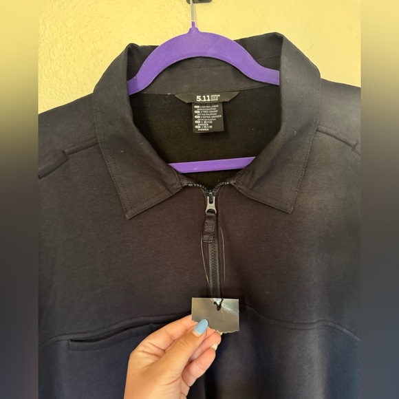 NEW 5.11 Tactical Job Shirt Sweatshirt Fire Navy Size 2X Canvas 2.0 NWT - Picture 5 of 10